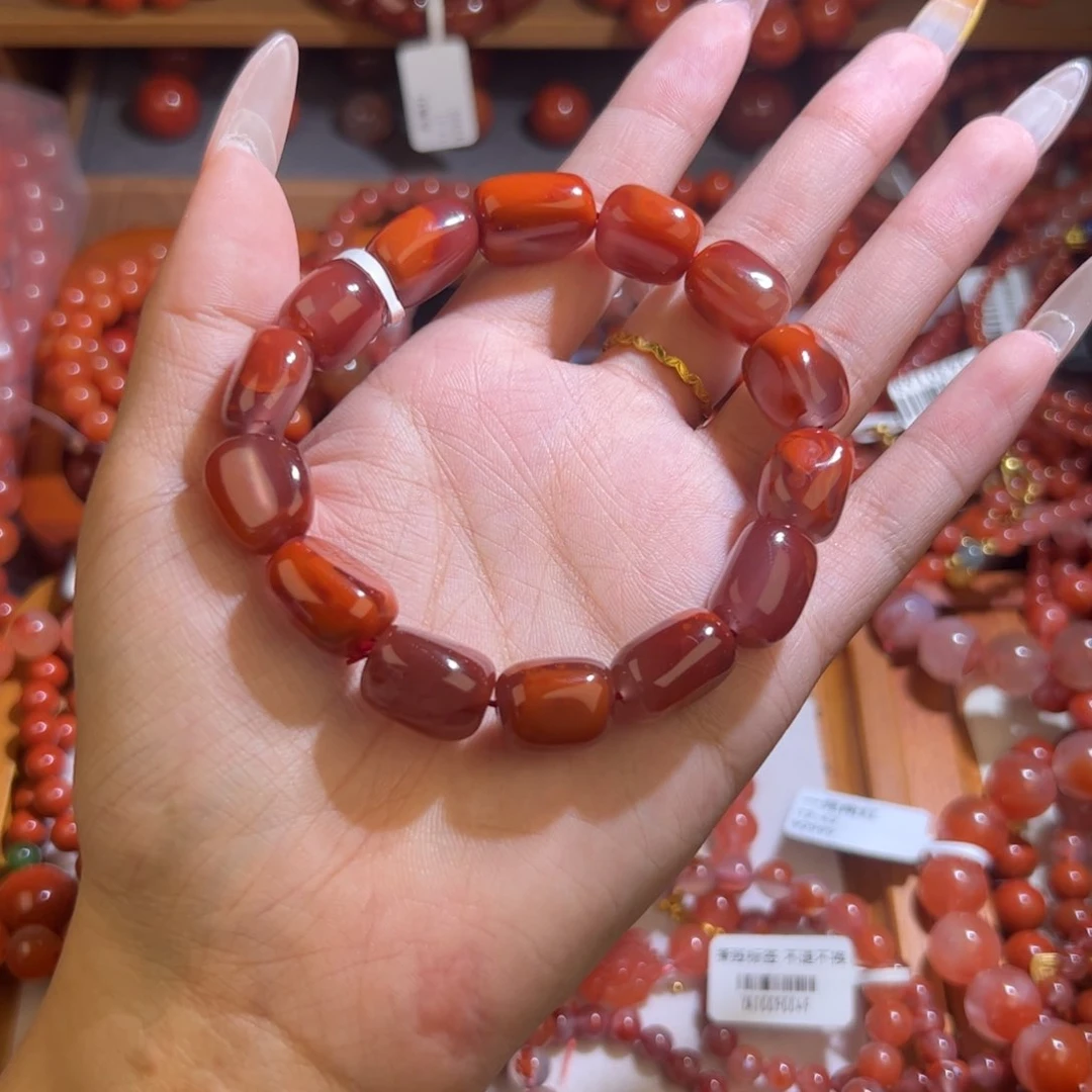 南红玛瑙手串未镶嵌12mm