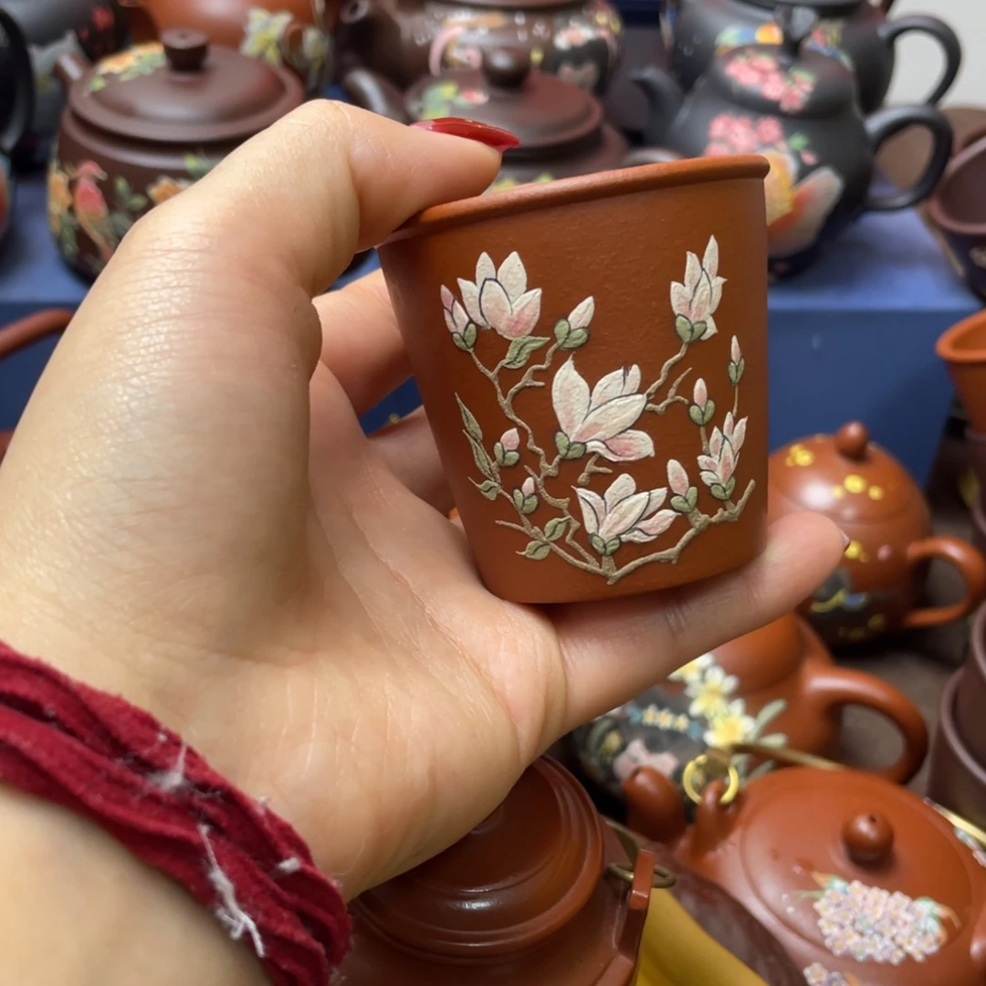 紫砂茶杯紫砂主人杯80cc