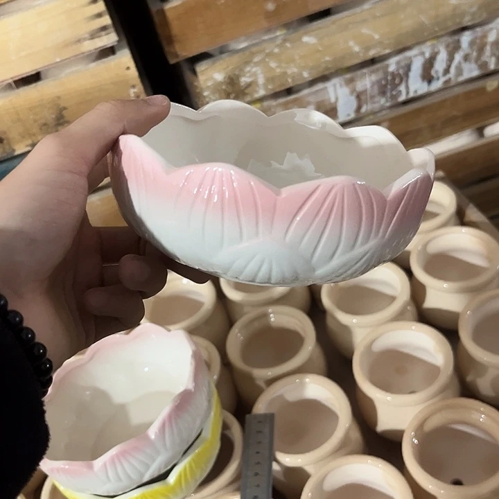 有孔！全场福利价陶瓷花盆10包邮