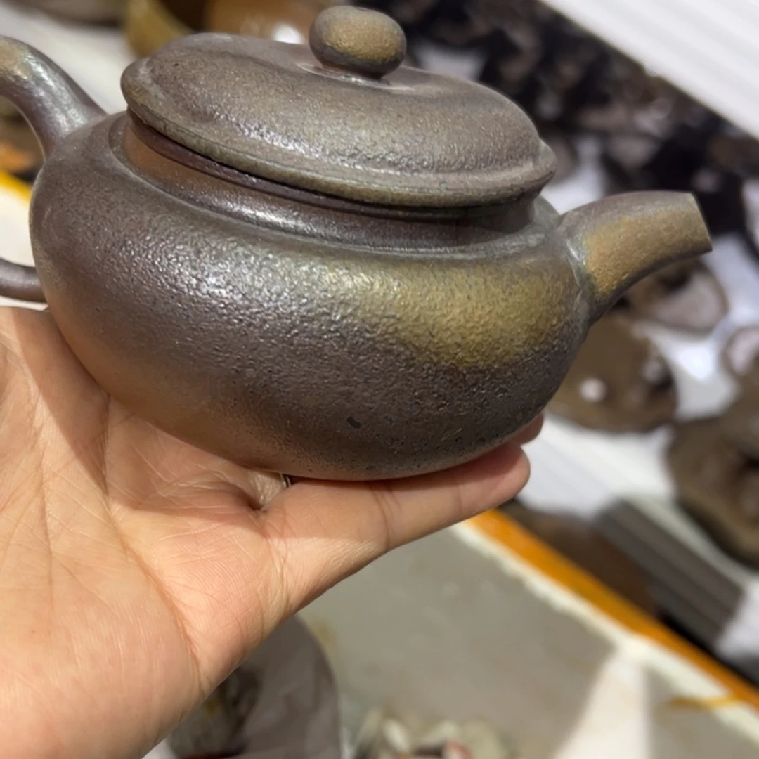 贵台龙窑柴烧茶壶146