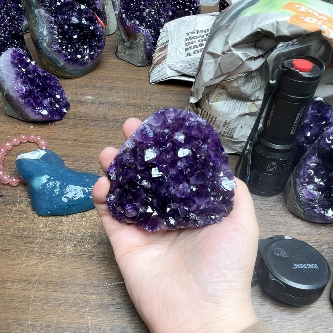 紫晶大型摆件（非配饰）未镶嵌