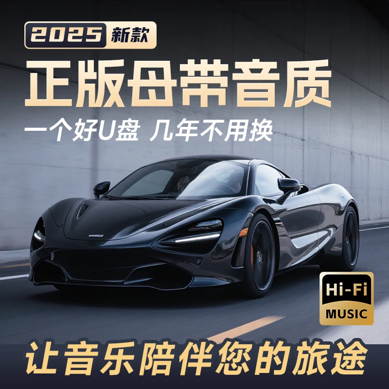 车载音乐u盘歌曲2025新款无损高品质汽车网红dj柏林之声音响优盘