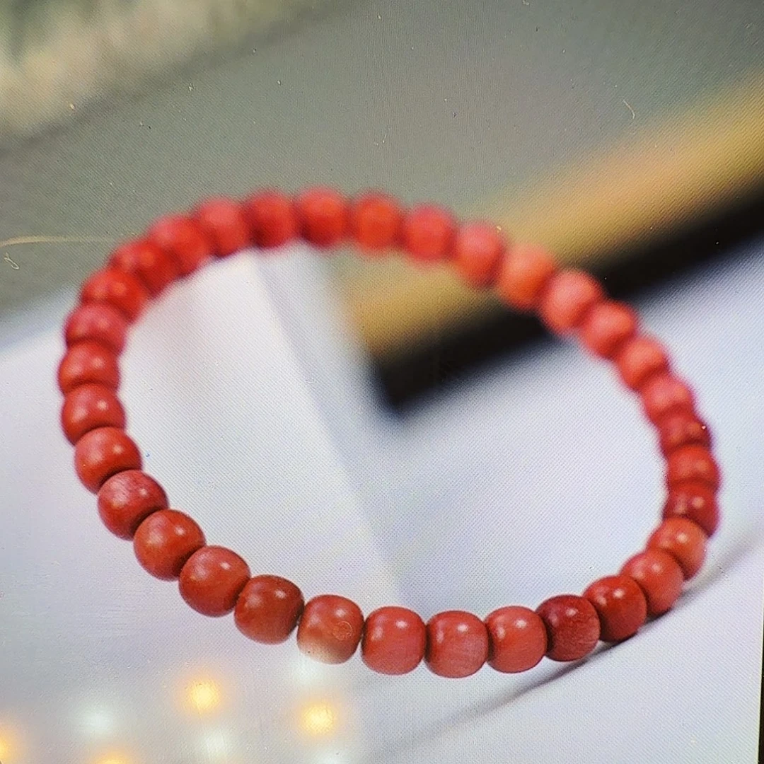 猫****檀香木手串/手链粉象单圈6.6*6老型