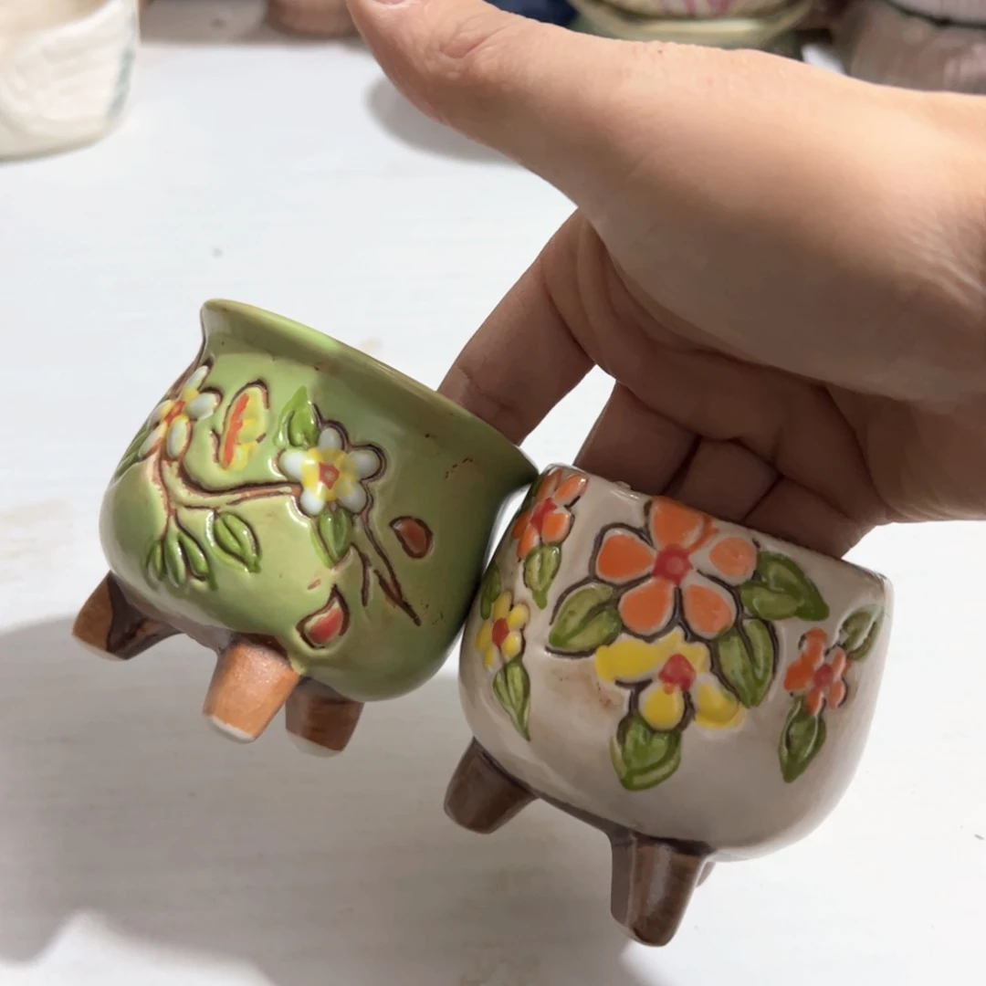 陶瓷多肉小花盆@@23