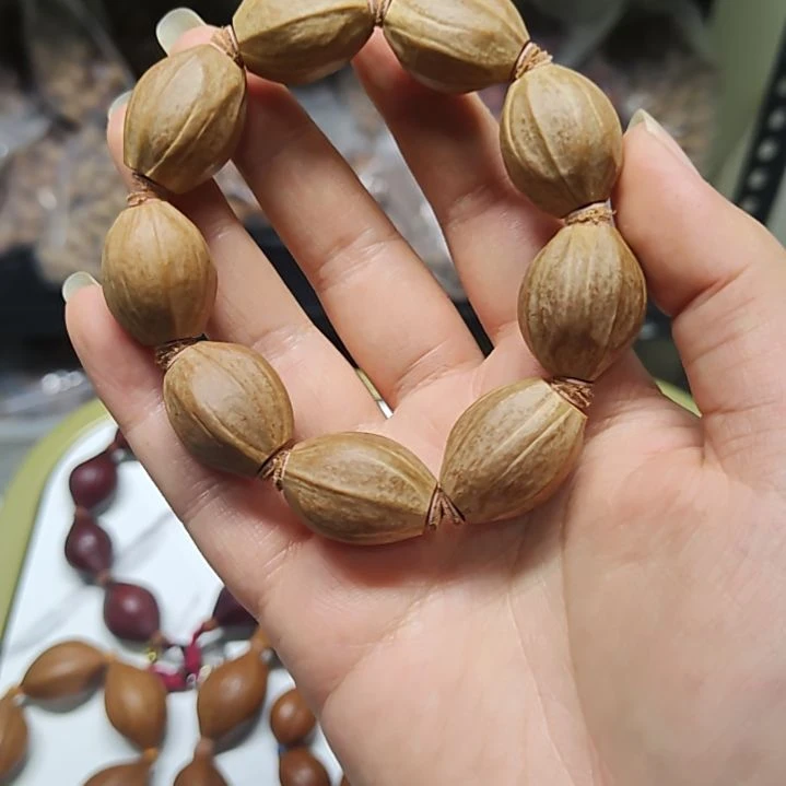 吊坠橄榄核19尺寸原皮桶珠