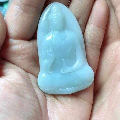 翡翠颈饰未镶嵌天然缅甸翡翠a货