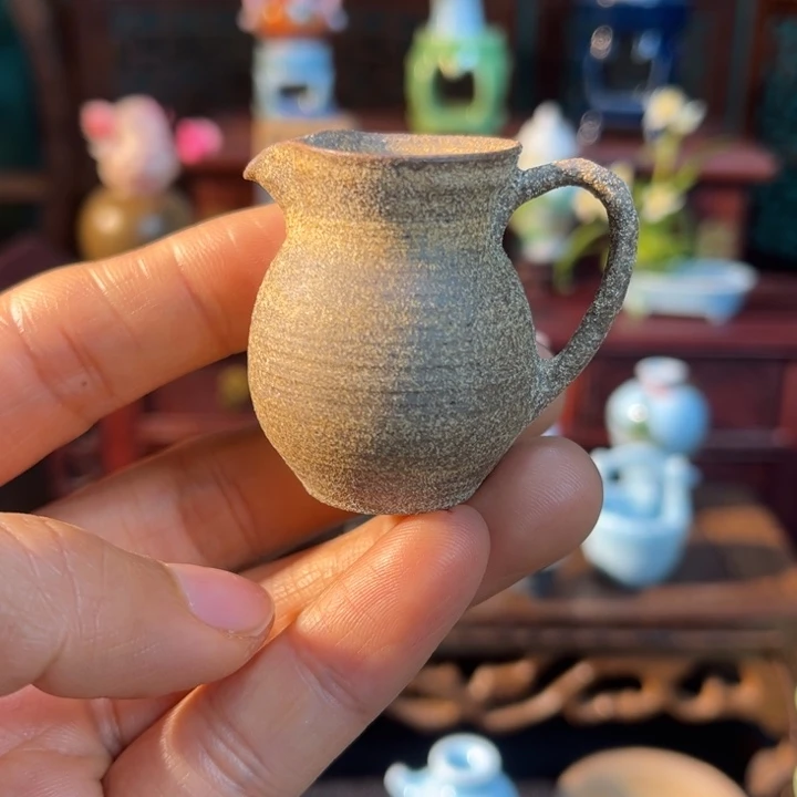 摆件微陶老王迷你花瓶