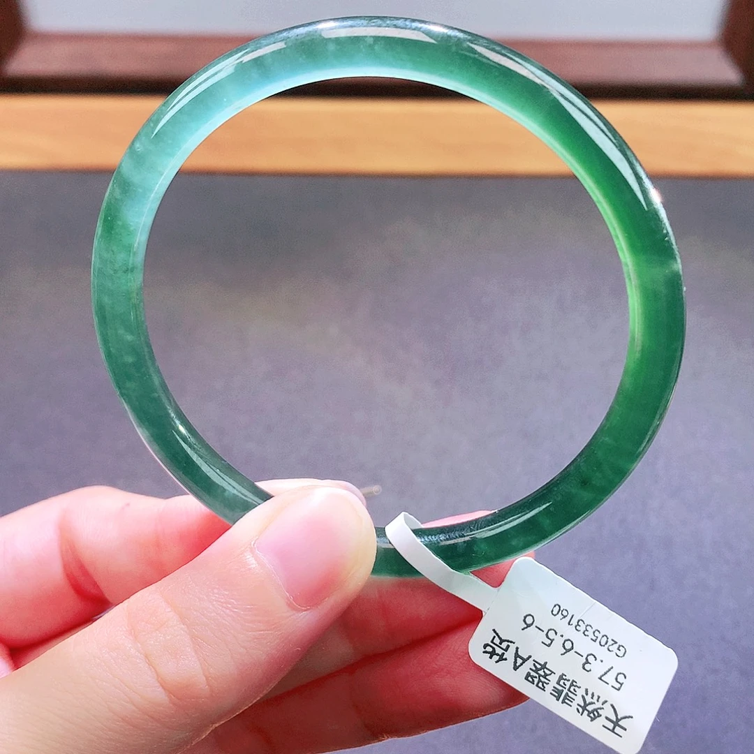 翡翠未镶嵌手镯天然翡翠
