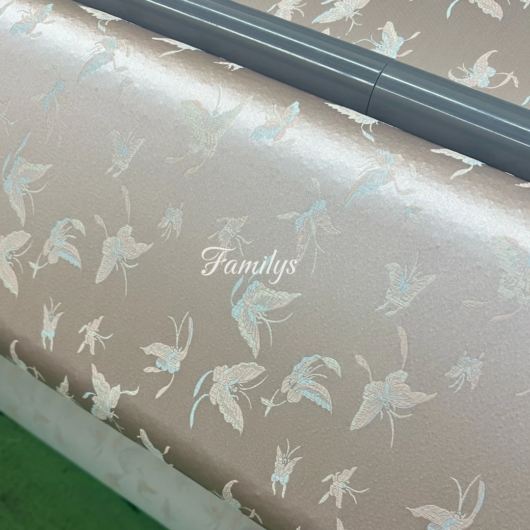 马卡龙配色蝴蝶新中式袖口国风面料