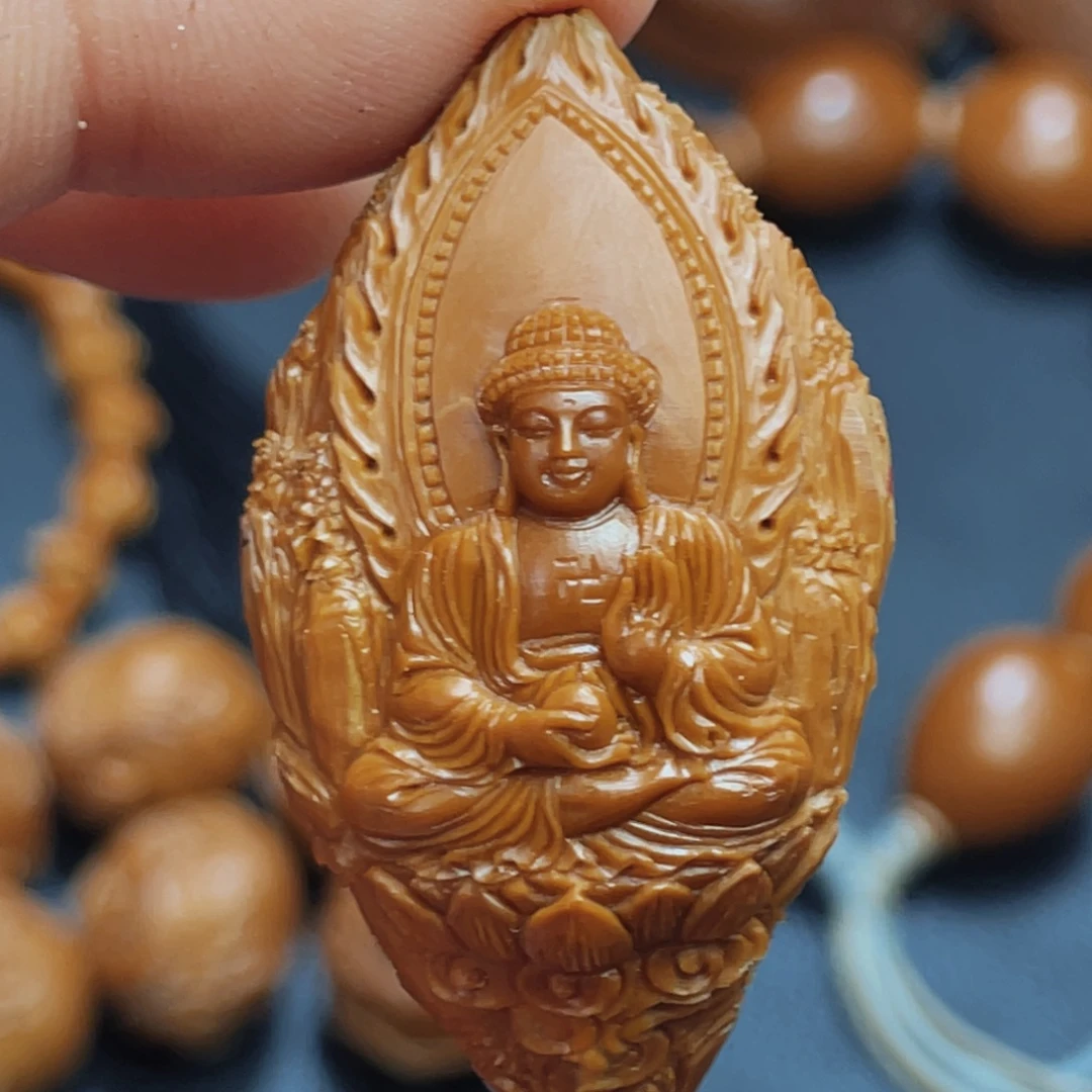 橄榄核手串/手链2.4大日如来单籽