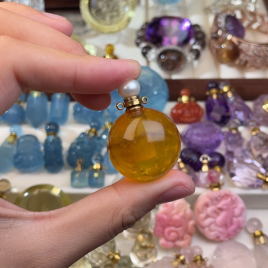 水晶颈饰未镶嵌黄****a天然水晶吊坠790