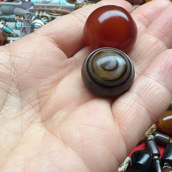 皖***哥玛瑙/玉髓合金颈饰