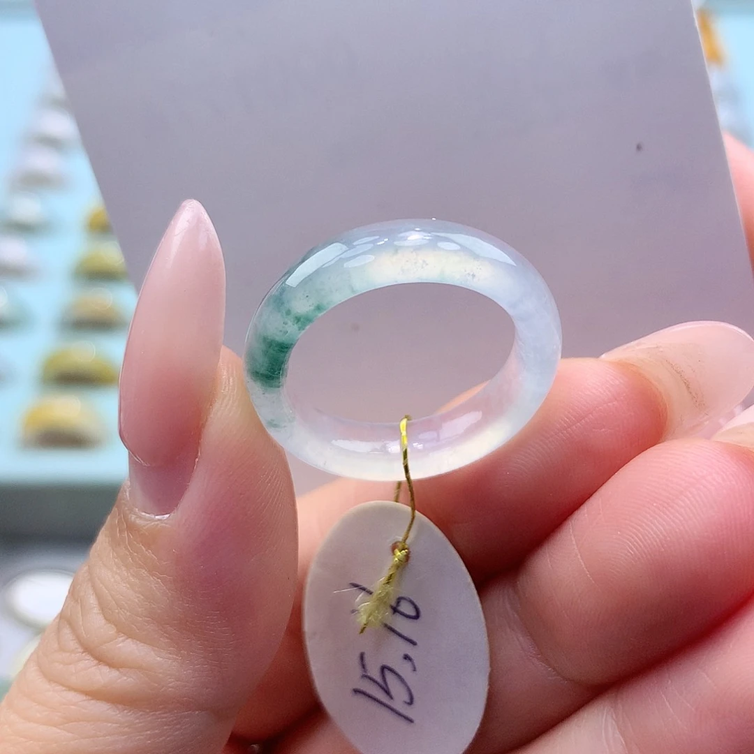 未镶嵌戒指翡翠1516圈