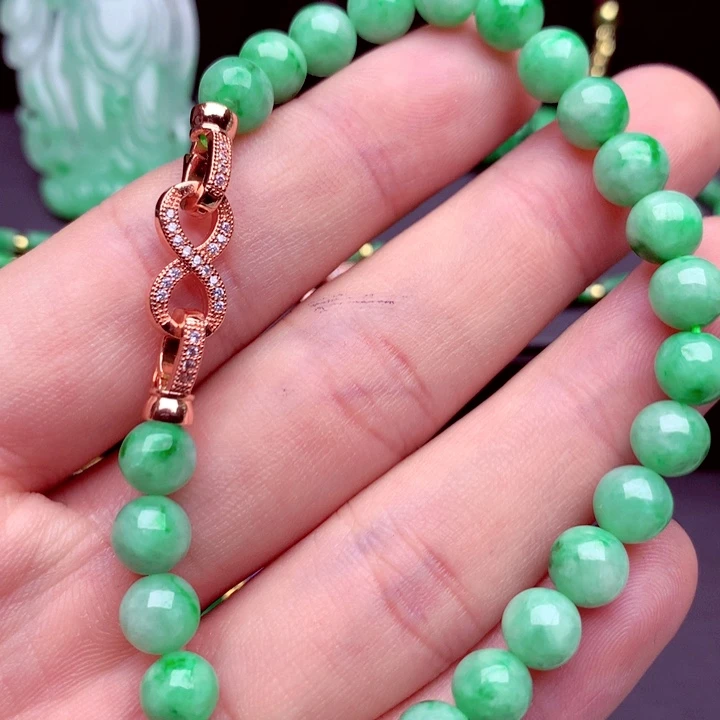 翡翠未镶嵌手链A货