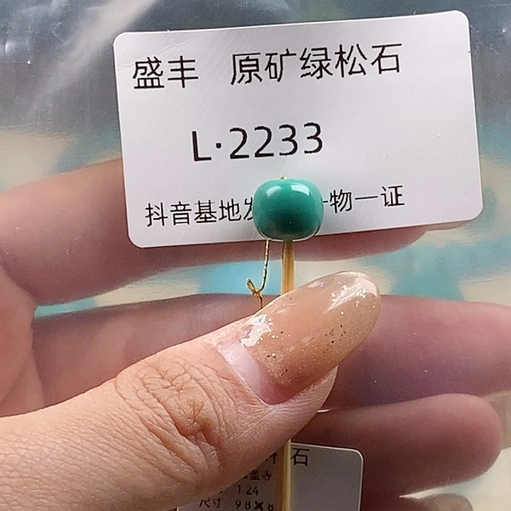 绿松石未镶嵌珠宝奇石9.8✖️8.6