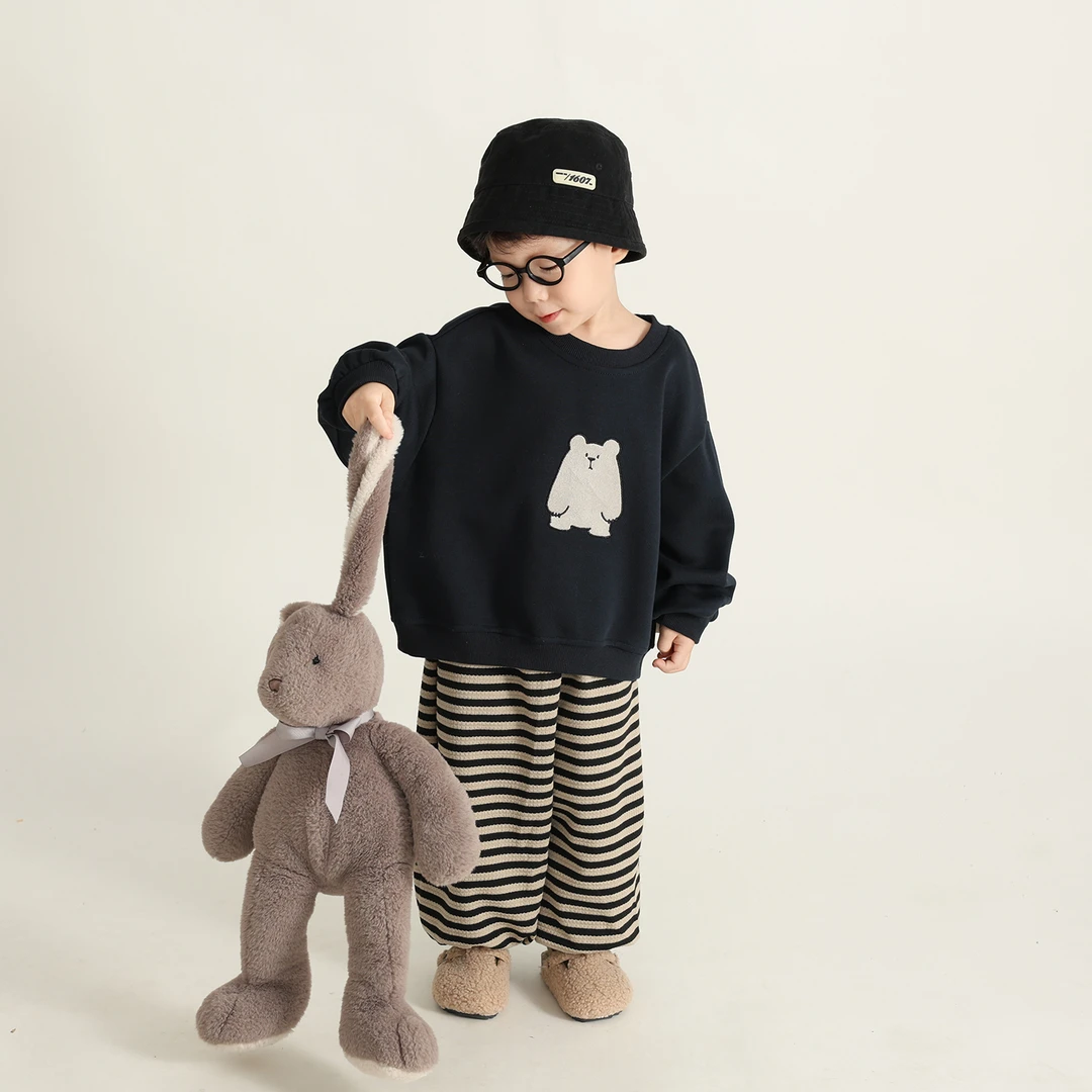 后背也有设计~儿童宝宝套头卫衣2025年秋季新款韩版宽松卡通上衣