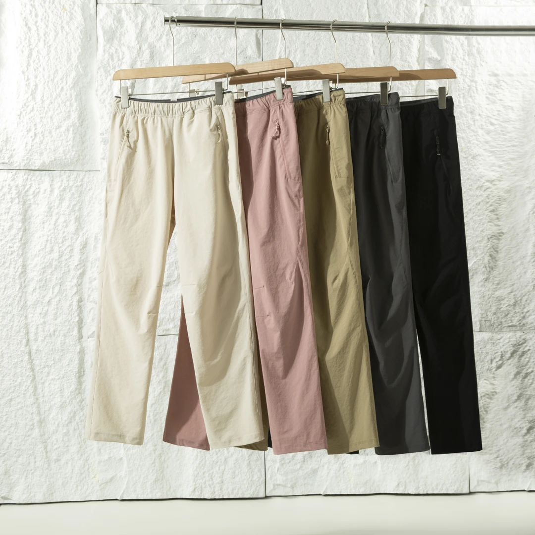 特！轻量型专业户外！软弹舒适！防泼泼污薄款休闲裤 4877 女装H6078