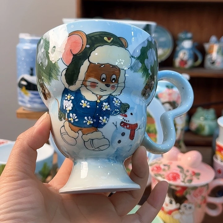 陶景德镇釉下手绘陶瓷