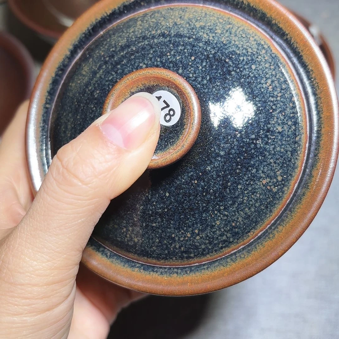 老***玩茶盏子衿手工柴烧盏178盖碗