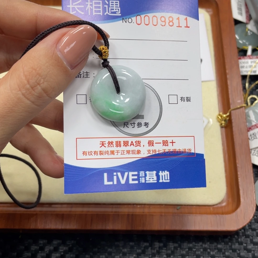 翡翠颈饰未镶嵌翡翠吊坠x 9811