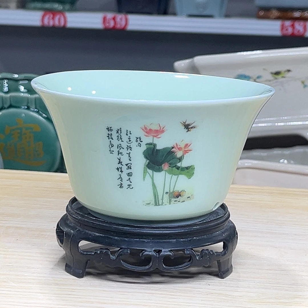 陶瓷绿植多肉微瑕花盆口径13*7.5