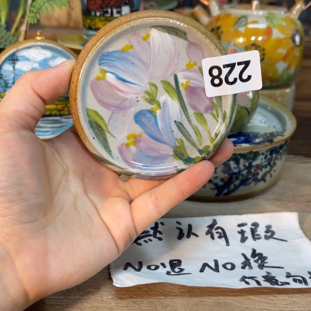 杯素浅陶瓷手工手绘