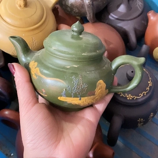 手工制作宜兴紫砂壶