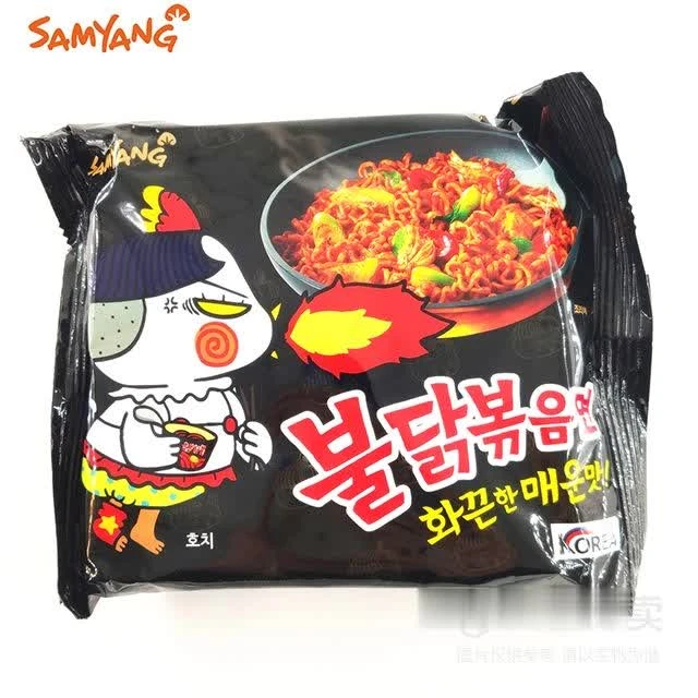 韩国进口方便面三养火鸡面超辣 1包