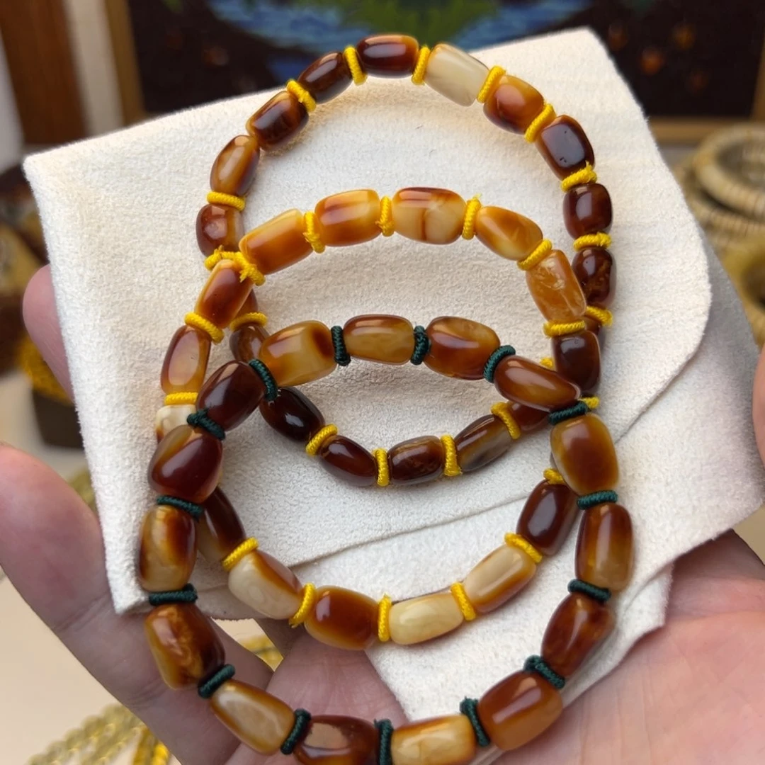 琥珀裸石未镶嵌枣珠随行 多样发其一