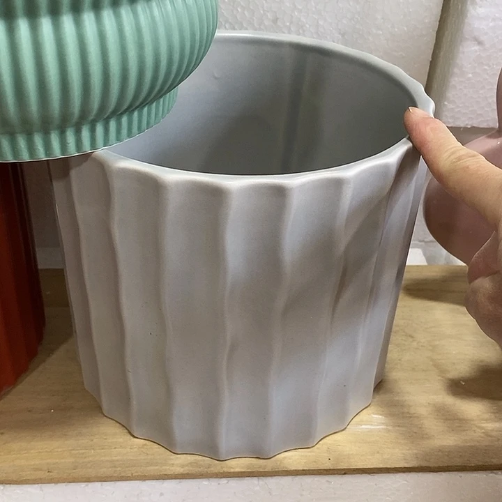 摆件陶陶盆有孔 瑕疵介意勿拍