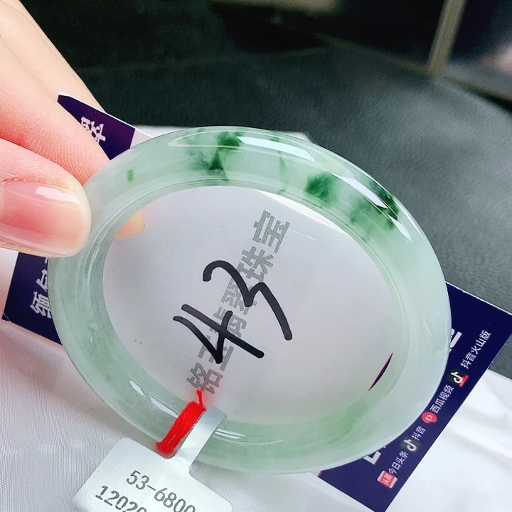 翡翠未镶嵌手镯缅甸天然a货翡翠手镯