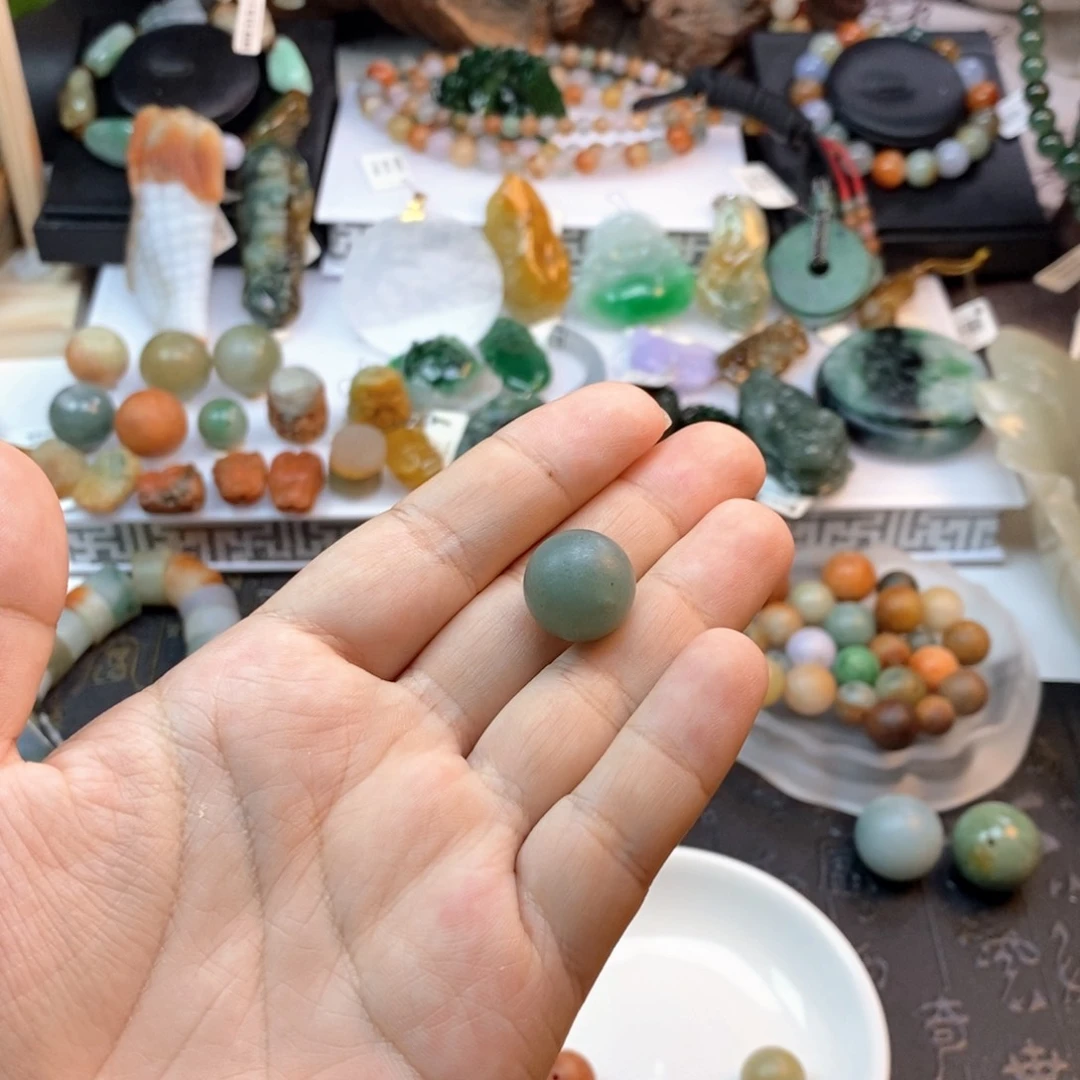 未镶嵌手串翡翠面****面卡15