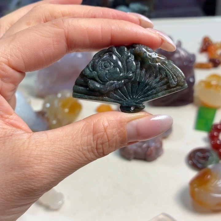 玛瑙/玉髓未镶嵌吊坠(不含链)