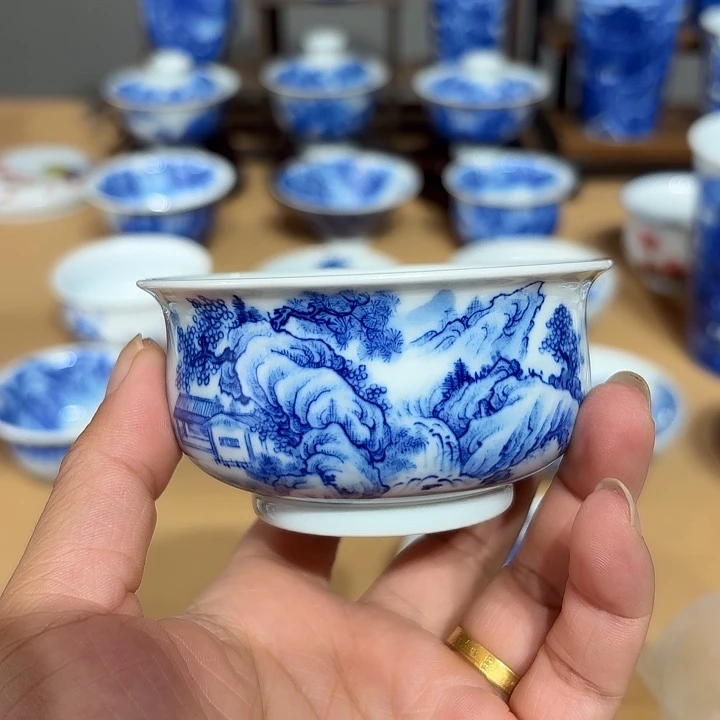 青***士景德镇纯手绘单杯
