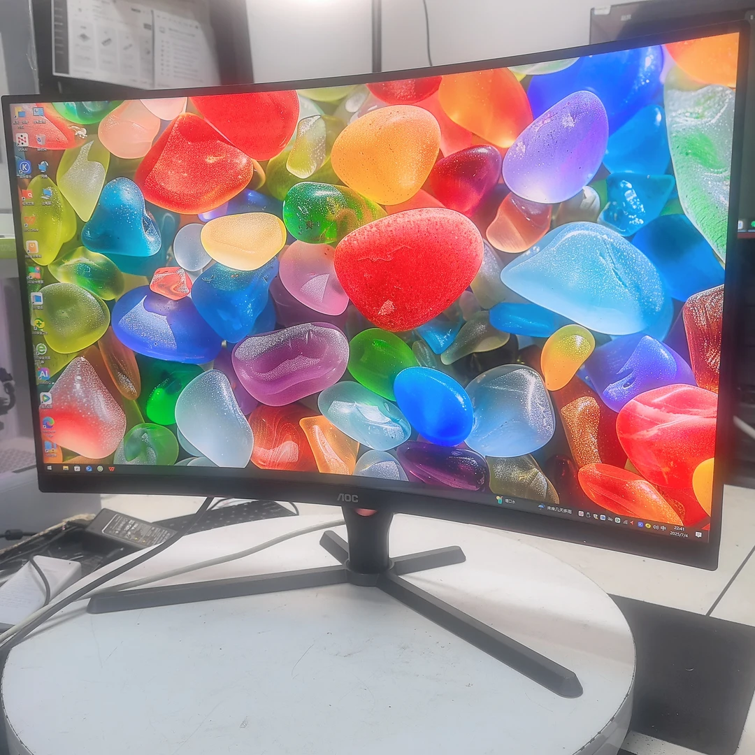 9新  23年AOC32寸大曲2K165电竞游戏显示器默认DP/HDMI