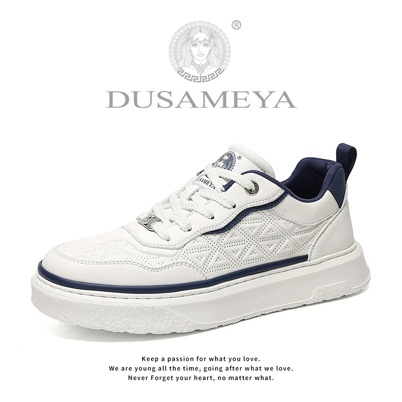 DUSAMEYA/杜莎米娅春夏新款男士轻奢休闲百搭时尚防滑软底舒适鞋
