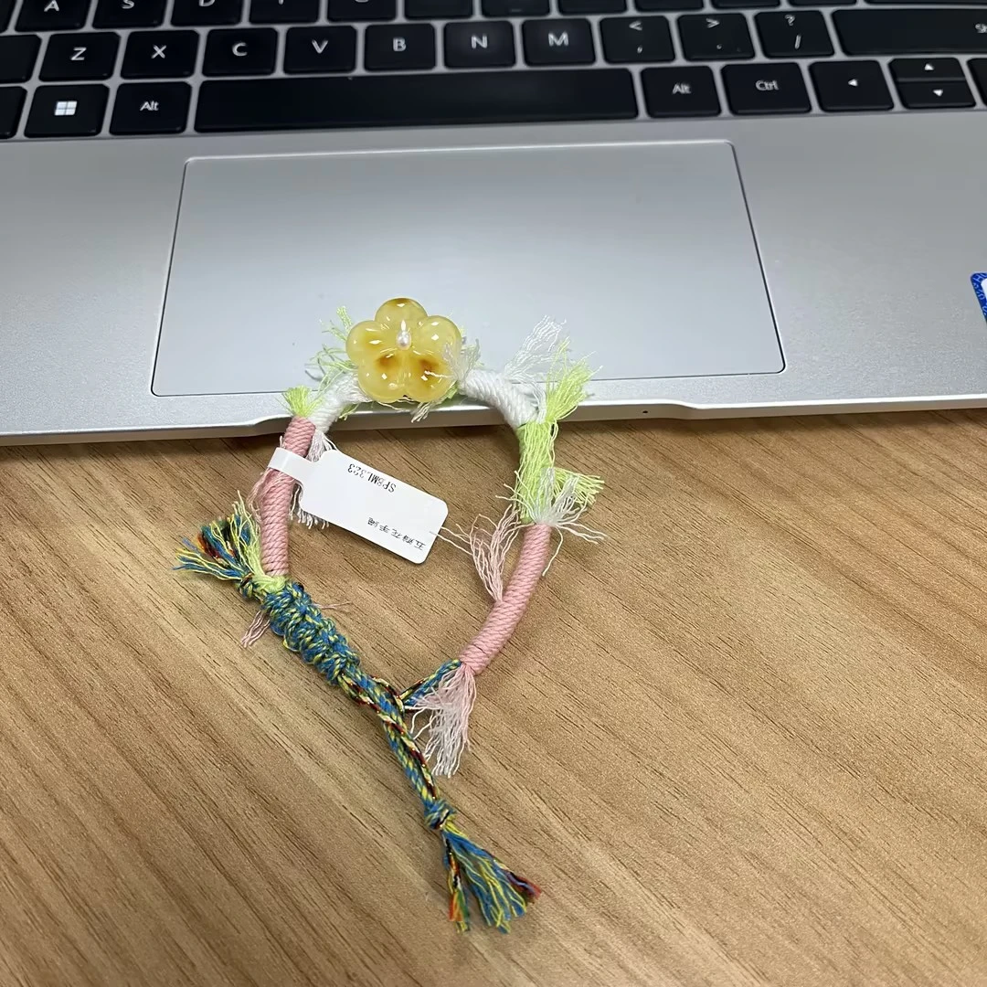 【仓播】 蜜蜡五瓣花手绳