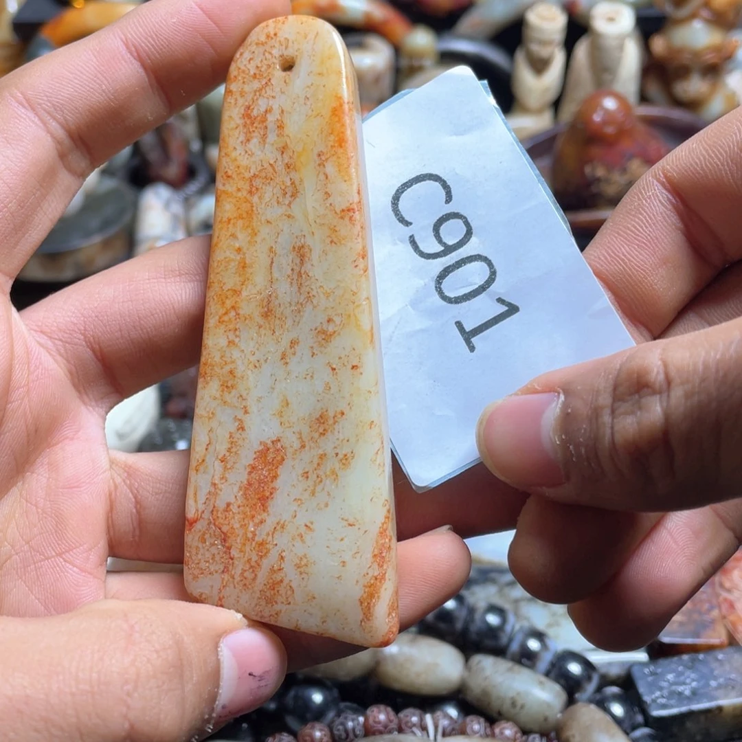 和田玉（糖玉）挂件未镶嵌