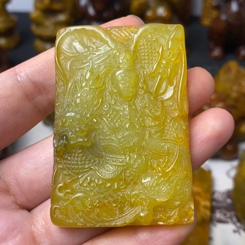 未镶嵌蛇纹石玉颈饰129