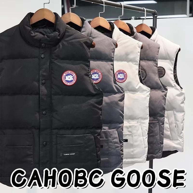 CAHOBC GOOSE羽绒马甲男女款冬季户外保暖背心外套防风防水坎肩