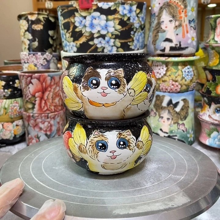 景德镇艺术手绘作品