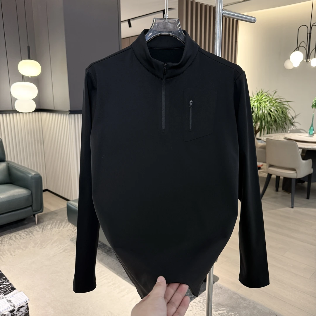 N高领【ZQ】3冬季新款加绒男士卫衣时尚户外休闲拉链卫衣