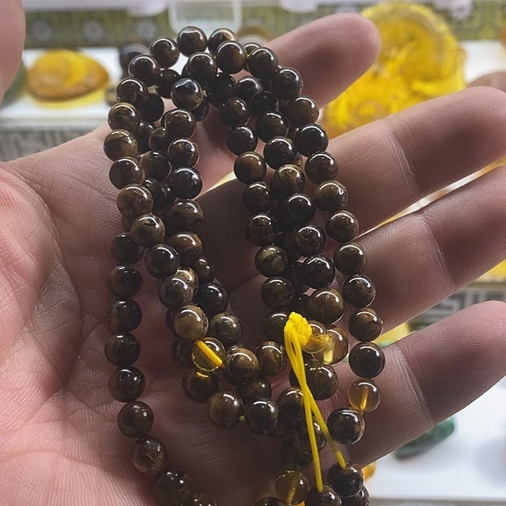 琥珀珠宝奇石未镶嵌项链