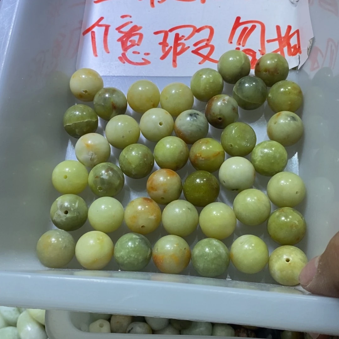 合金蛇纹石玉颈饰113