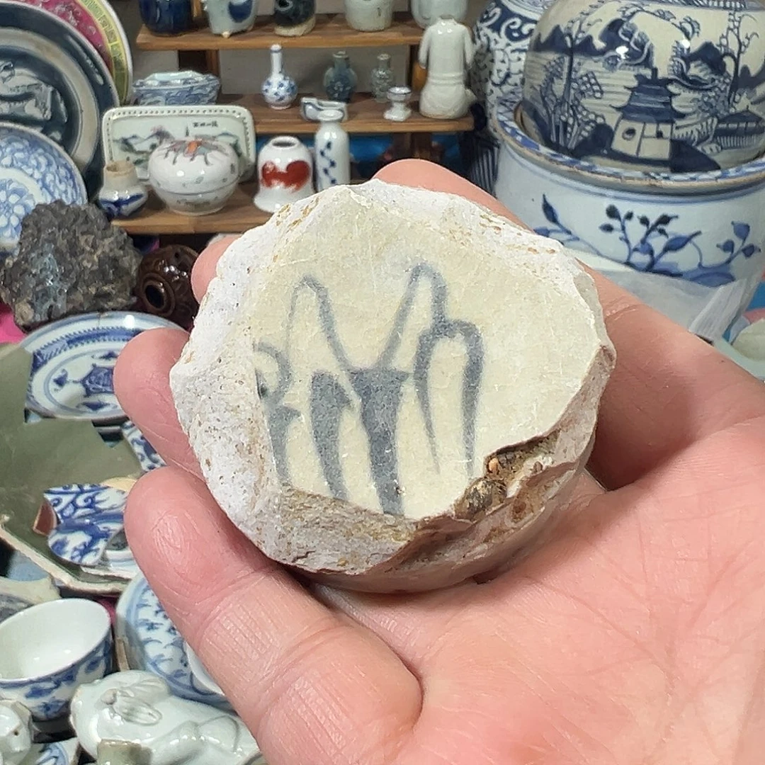 陶摆件瓷片标本，全场包邮