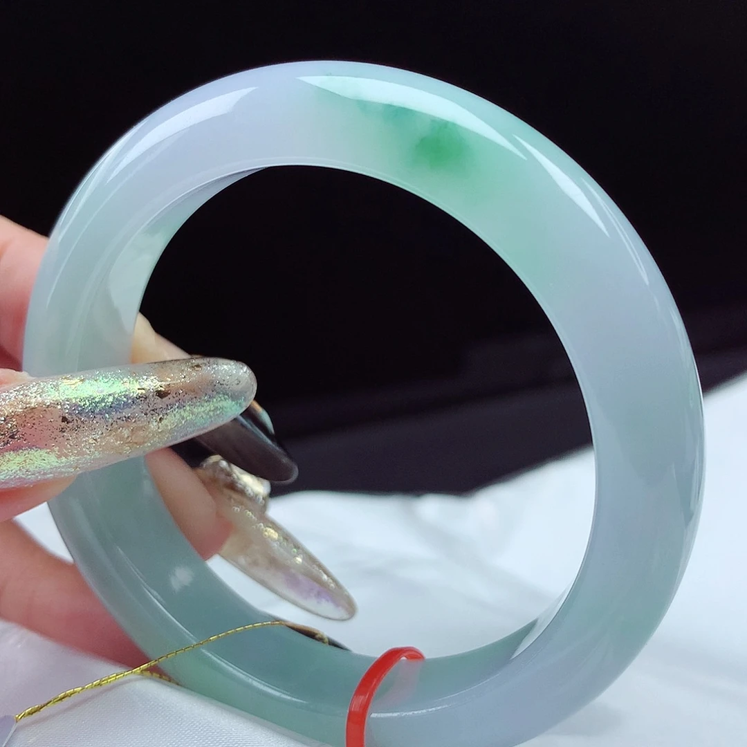 未镶嵌手镯翡翠54圈4608