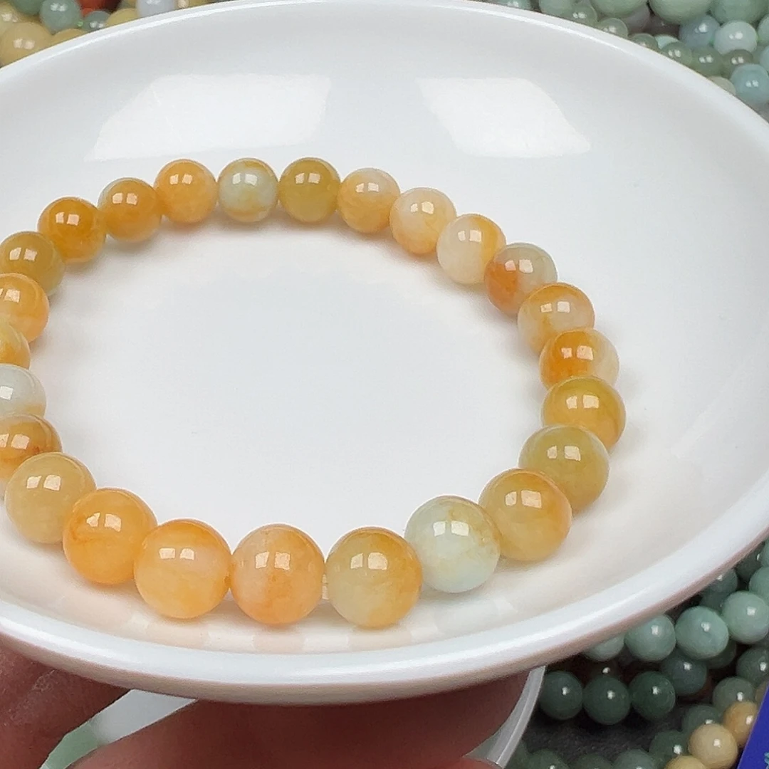 翡翠手链未镶嵌妄**殇货主老华