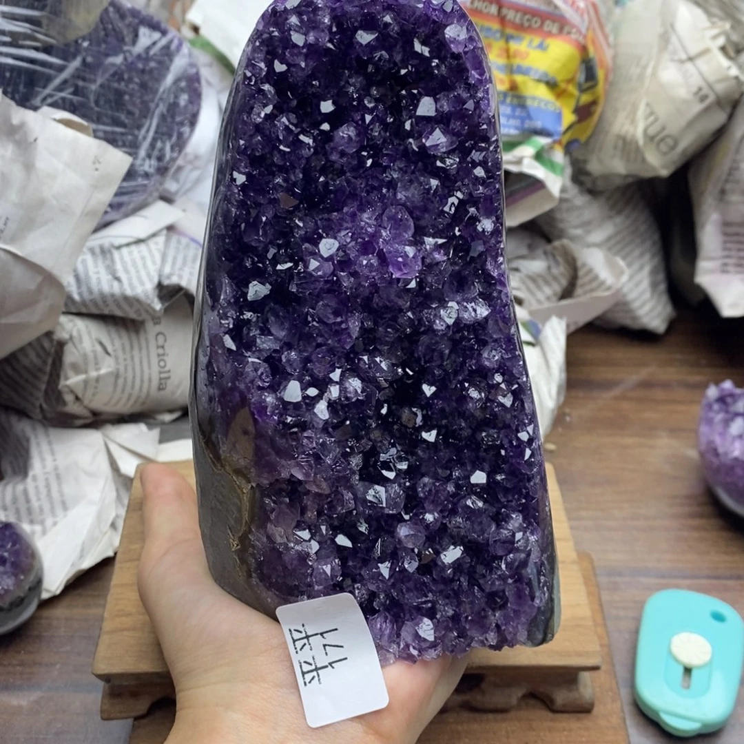 紫晶珠宝半成品未镶嵌