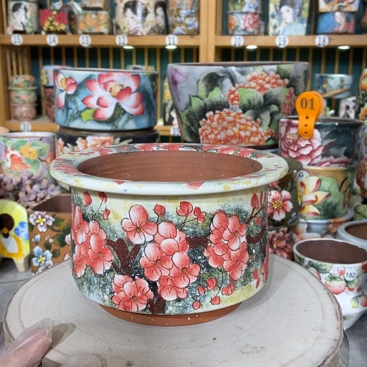 红陶景德镇艺术手绘作品