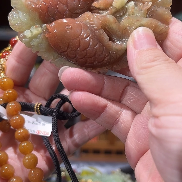 未镶嵌岫玉毛衣链